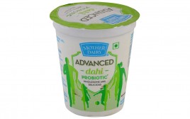 Mother Dairy Advanced Dahi Probiotic  Tub  400 grams